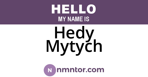 Hedy Mytych