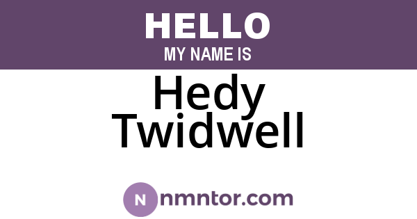 Hedy Twidwell