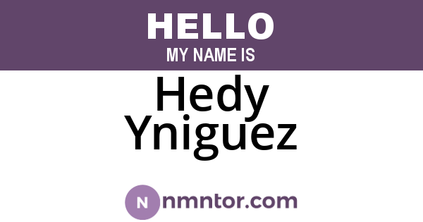 Hedy Yniguez