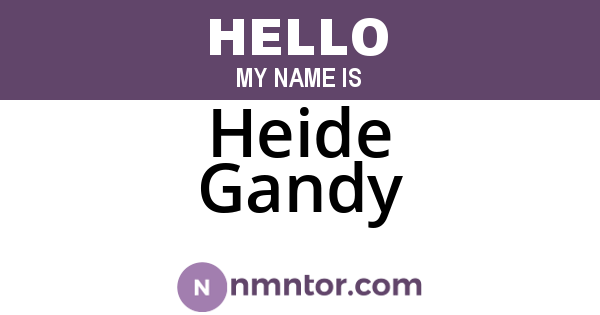 Heide Gandy