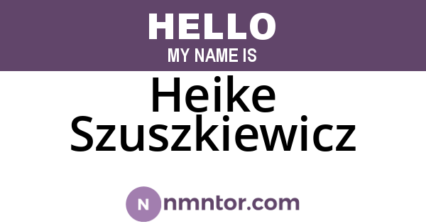 Heike Szuszkiewicz