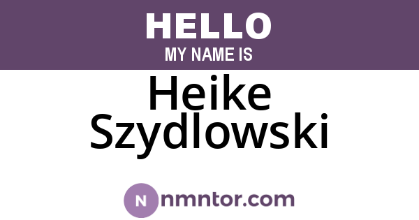 Heike Szydlowski