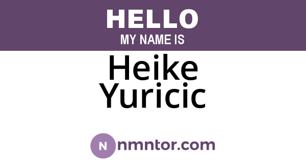 Heike Yuricic