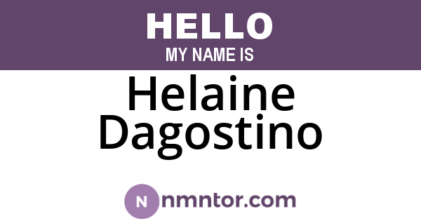 Helaine Dagostino