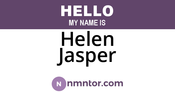 Helen Jasper