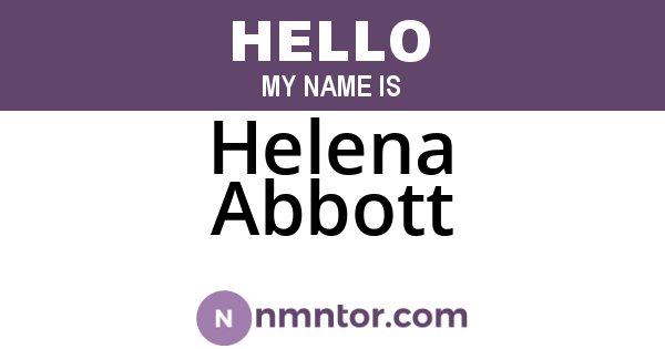 Helena Abbott