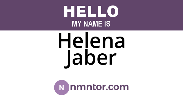 Helena Jaber
