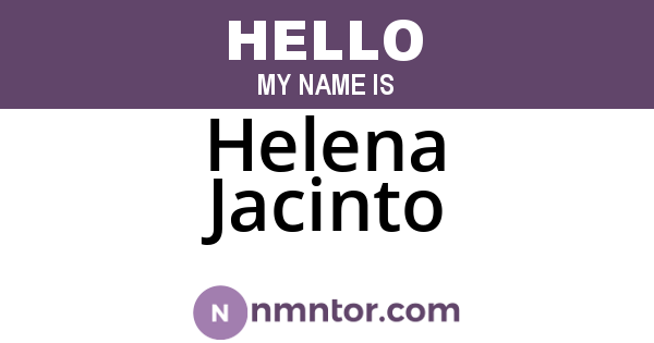 Helena Jacinto