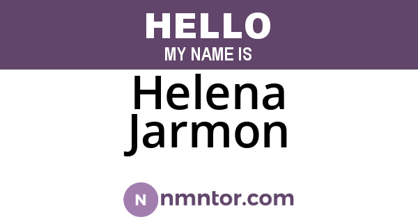 Helena Jarmon