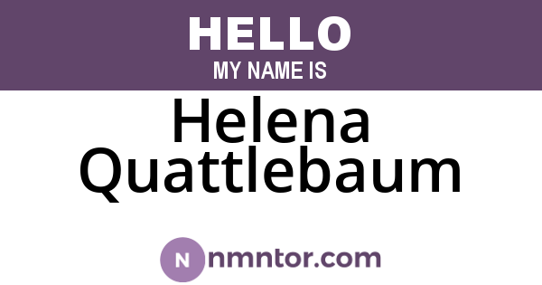 Helena Quattlebaum