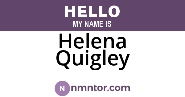 Helena Quigley