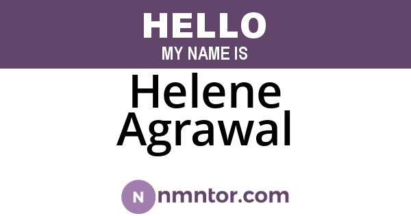 Helene Agrawal