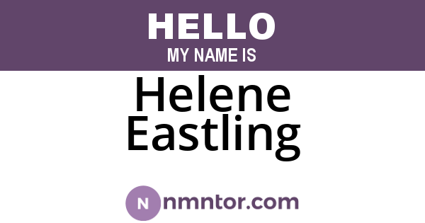 Helene Eastling
