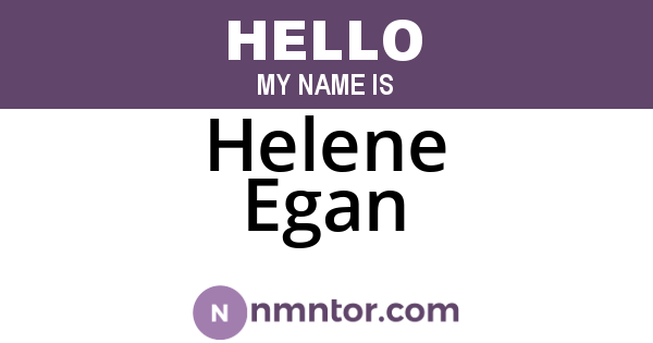 Helene Egan