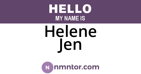 Helene Jen