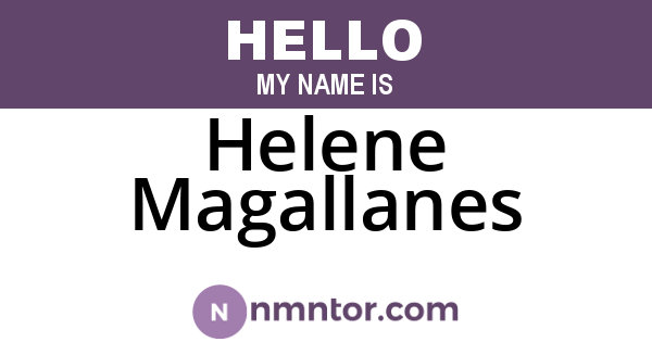 Helene Magallanes