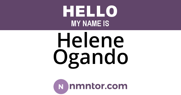 Helene Ogando