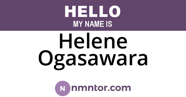Helene Ogasawara