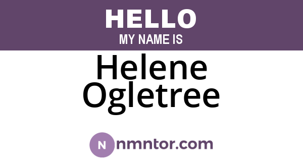 Helene Ogletree