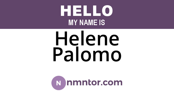 Helene Palomo