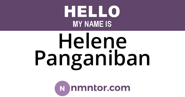 Helene Panganiban