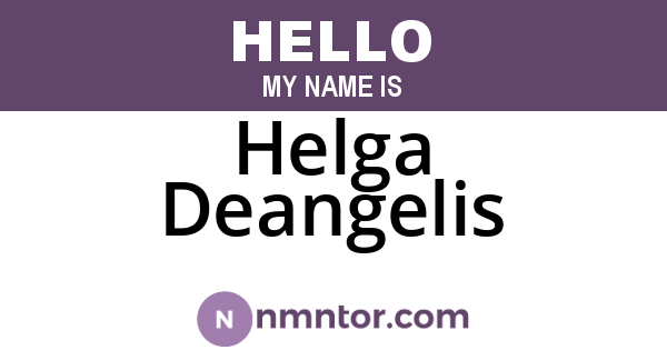 Helga Deangelis