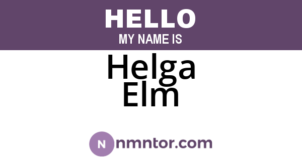 Helga Elm
