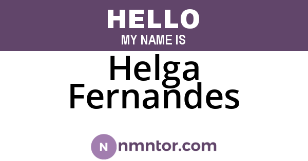 Helga Fernandes