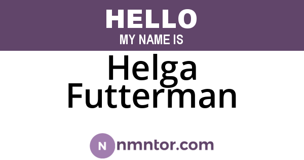 Helga Futterman