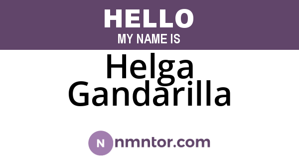 Helga Gandarilla