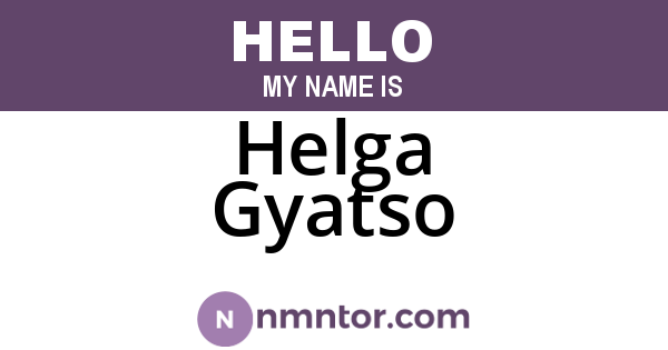 Helga Gyatso