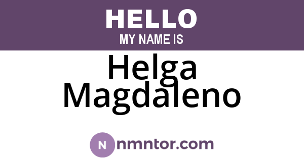 Helga Magdaleno