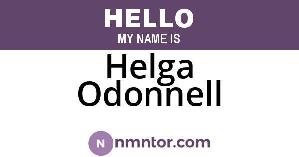 Helga Odonnell