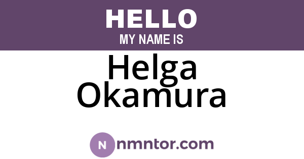 Helga Okamura