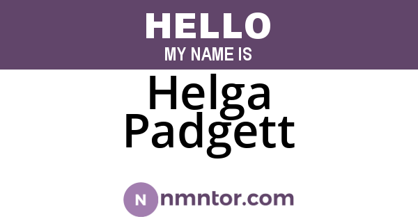 Helga Padgett