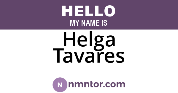 Helga Tavares