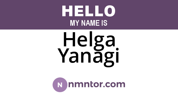 Helga Yanagi