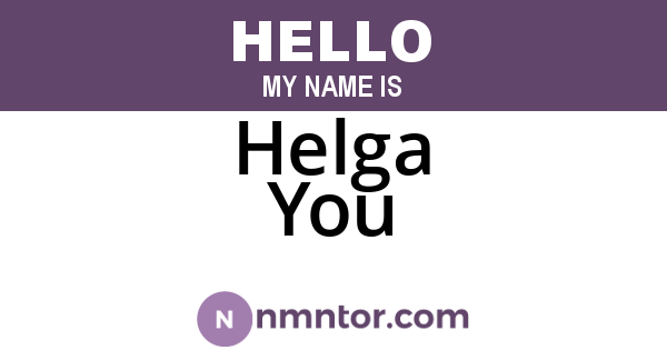 Helga You