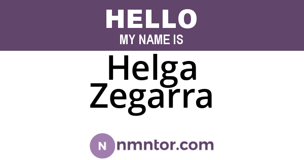 Helga Zegarra