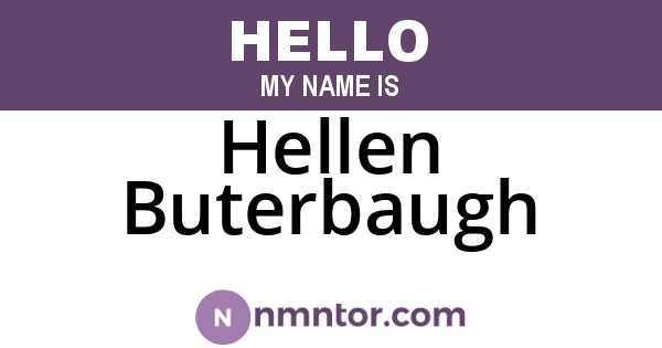Hellen Buterbaugh