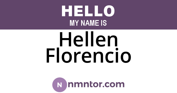 Hellen Florencio