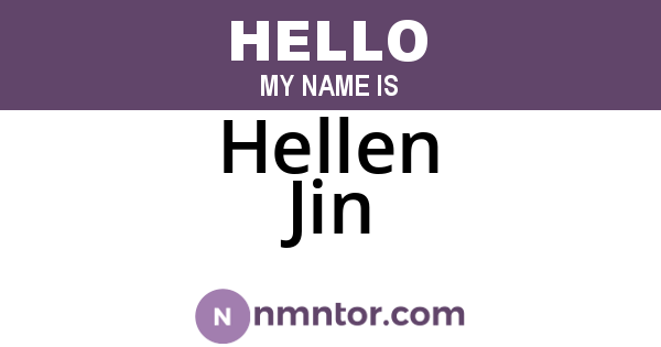 Hellen Jin