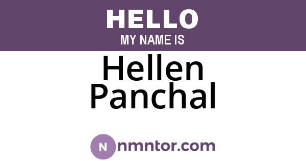 Hellen Panchal