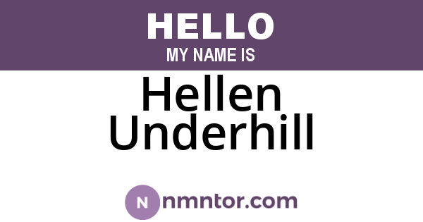 Hellen Underhill