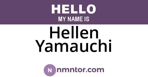Hellen Yamauchi