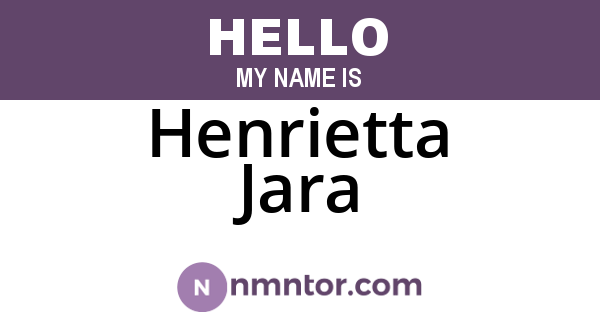 Henrietta Jara