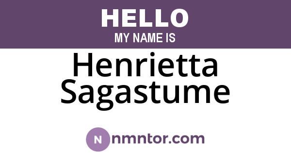 Henrietta Sagastume