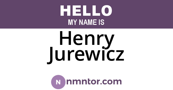 Henry Jurewicz