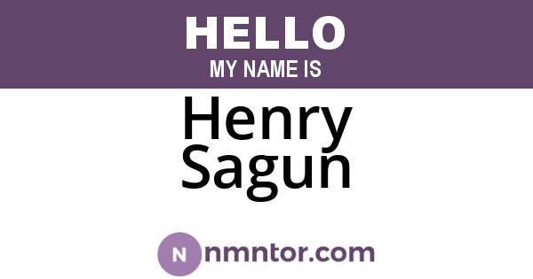 Henry Sagun