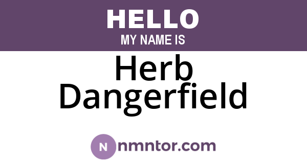 Herb Dangerfield